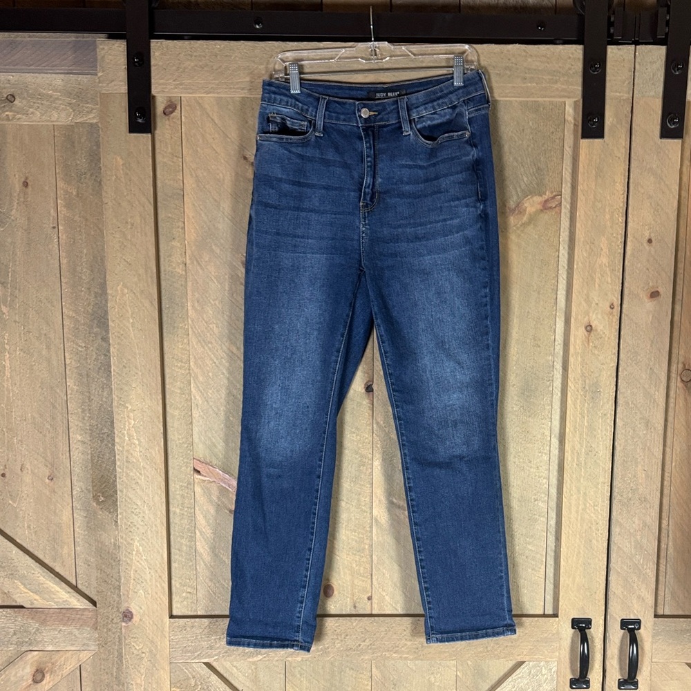 Judy Blue high rise Cool Denim boyfriend denim jeans Size 9 / 29 - Picture 4 of 15